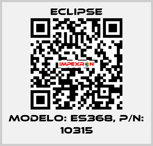 MODELO: ES368, P/N: 10315 Eclipse