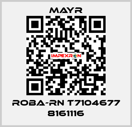 ROBA-RN T7104677 8161116 Mayr