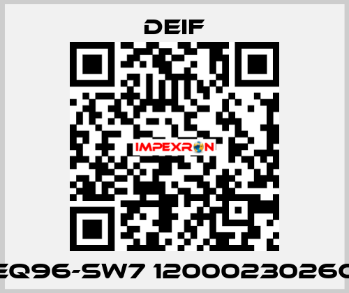 EQ96-SW7 1200023026C Deif