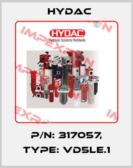 P/N: 317057, Type: VD5LE.1 Hydac
