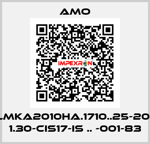 LMKA2010HA.1710..25-20- 1.30-CIS17-IS .. -001-83 Amo