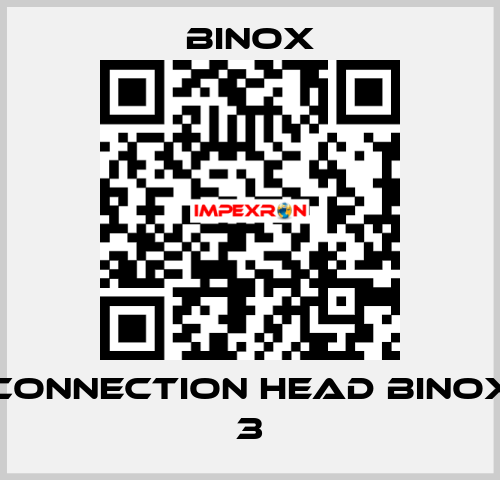 Connection head BINOX 3 Binox