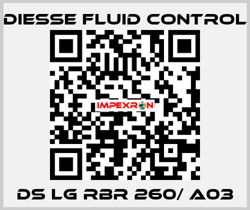 DS LG RBR 260/ A03 DIESSE Fluid Control