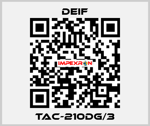 TAC-210DG/3 Deif