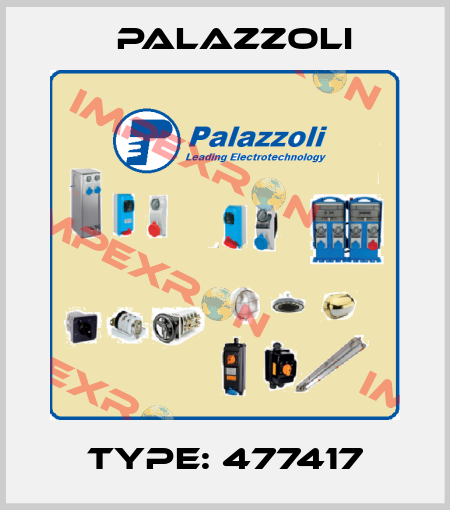 Type: 477417 Palazzoli