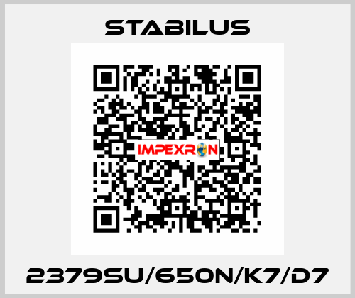 2379SU/650N/K7/D7 Stabilus