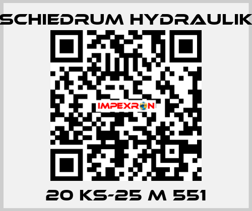 20 KS-25 M 551 SCHIEDRUM HYDRAULIK