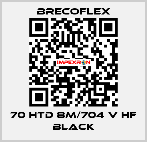 70 HTD 8M/704 V HF Black Brecoflex