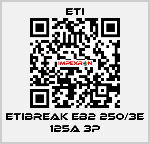 ETIBREAK EB2 250/3E 125A 3p Eti