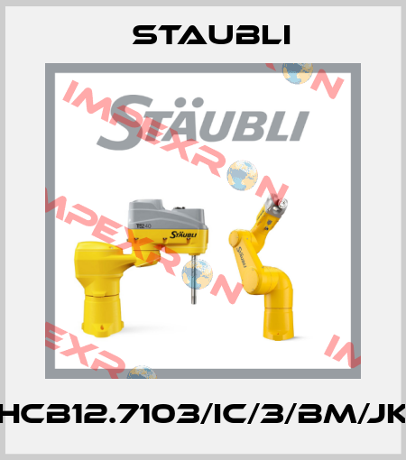 HCB12.7103/IC/3/BM/JK Staubli