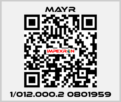1/012.000.2 0801959 Mayr