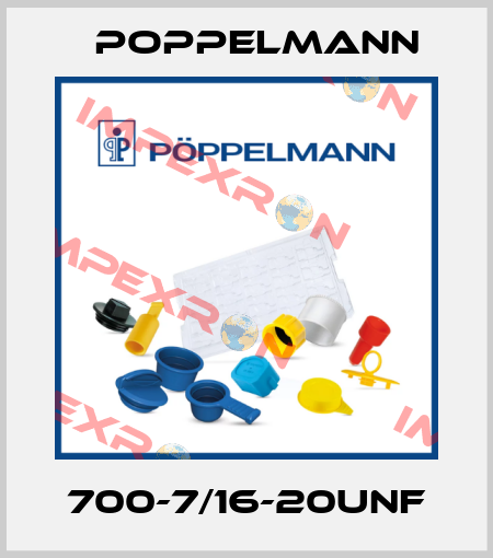 700-7/16-20UNF Poppelmann