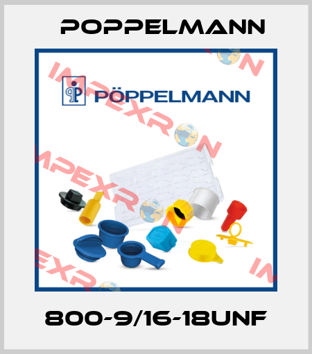 800-9/16-18UNF Poppelmann