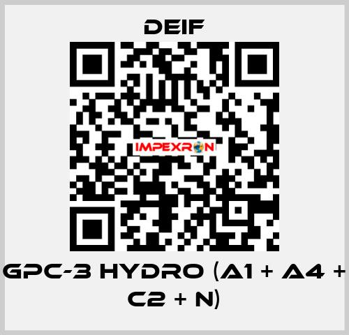 GPC-3 Hydro (A1 + A4 + C2 + N) Deif