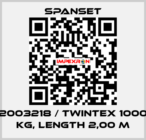 2003218 / Twintex 1000 kg, length 2,00 m SpanSet