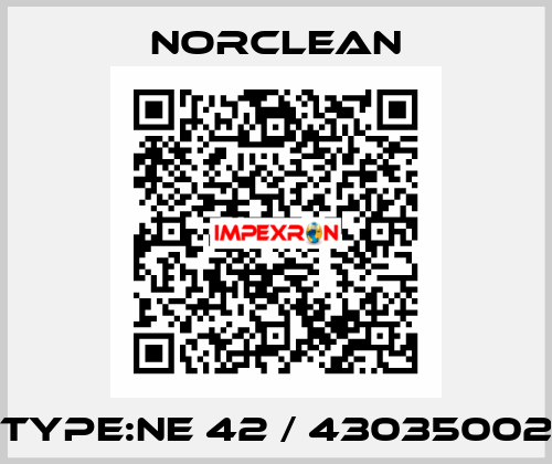 type:NE 42 / 43035002 Norclean