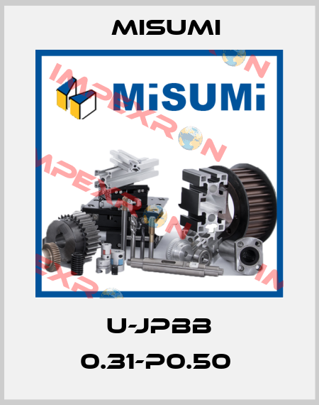 U-JPBB 0.31-P0.50  Misumi