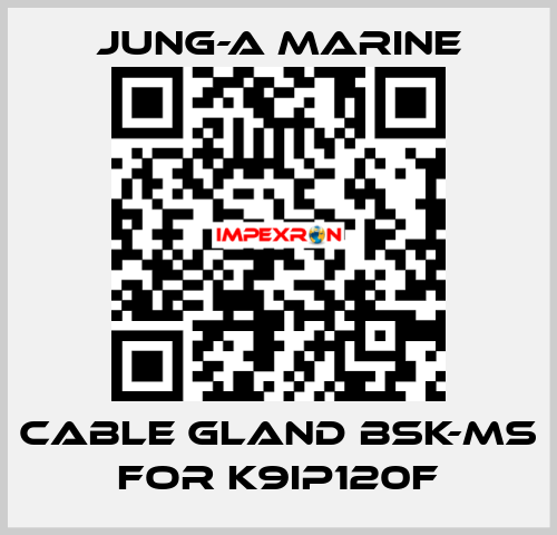 cable gland bsk-ms for K9IP120F JUNG-A MARINE