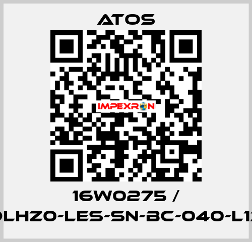 16W0275 / DLHZ0-LES-SN-BC-040-L13 Atos