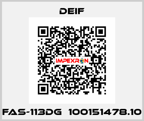 FAS-113DG  100151478.10 Deif