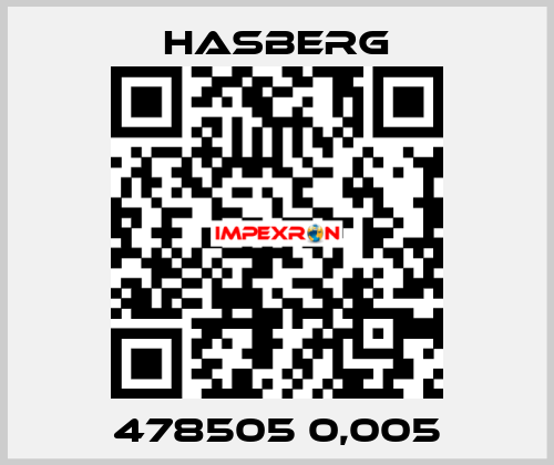 478505 0,005 Hasberg