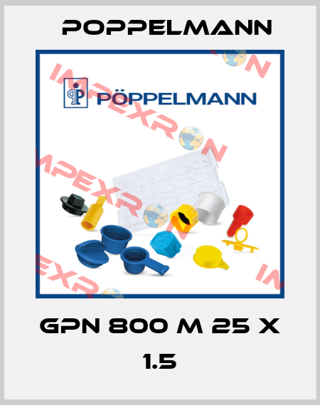 GPN 800 M 25 X 1.5 Poppelmann