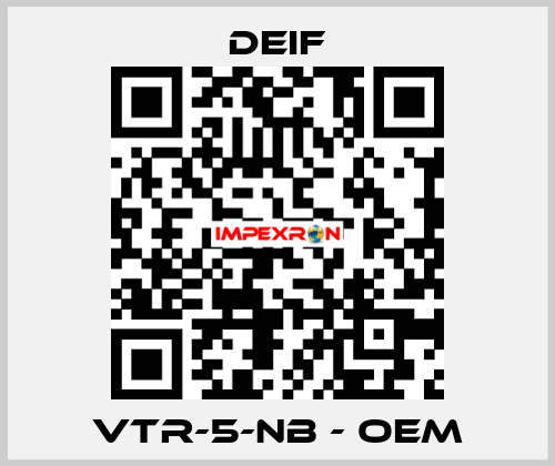 VTR-5-NB - OEM Deif