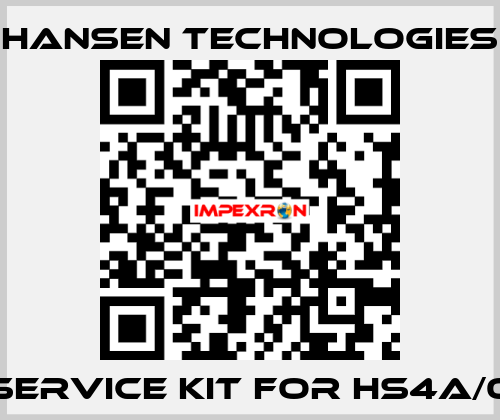 Service kit for HS4A/0 HANSEN TECHNOLOGIES