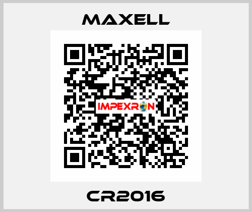 CR2016 MAXELL