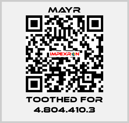 toothed for 4.804.410.3 Mayr