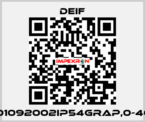 296101092002IP54GRAP,0-40VDC Deif