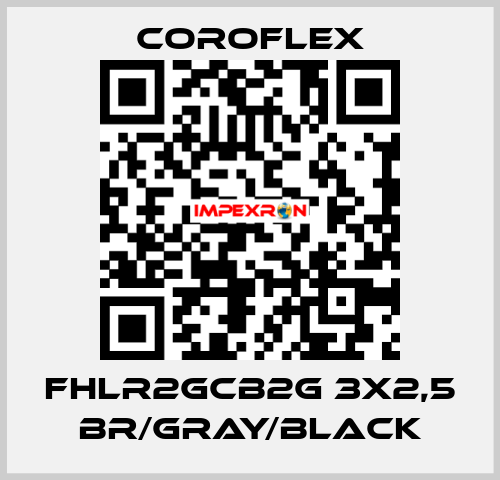 FHLR2GCB2G 3x2,5 Br/Gray/Black COROFLEX