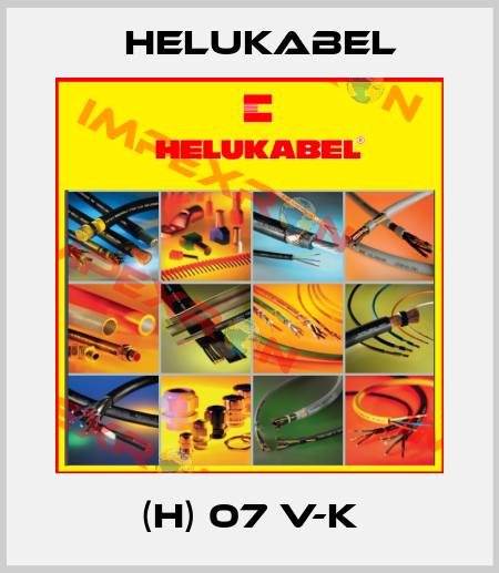 (H) 07 V-K Helukabel