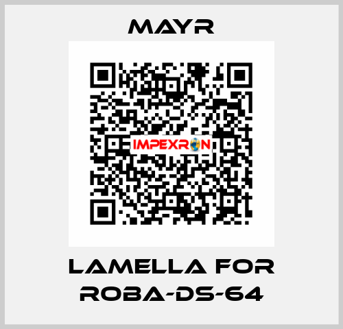 lamella for Roba-DS-64 Mayr
