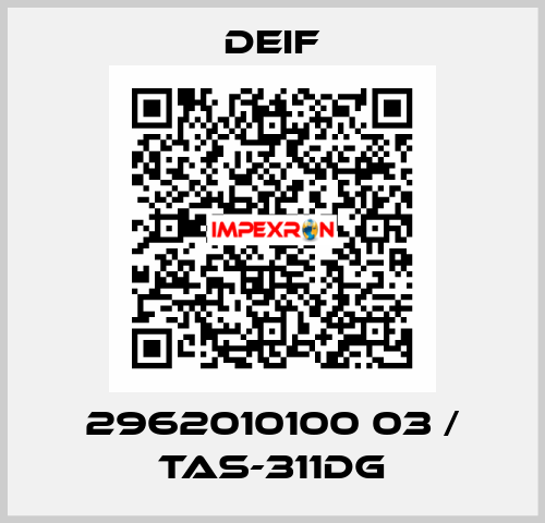 2962010100 03 / TAS-311DG Deif