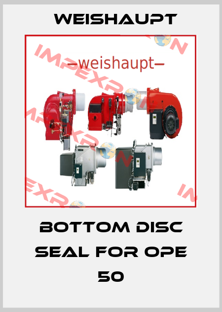 bottom disc seal for OPE 50 Weishaupt