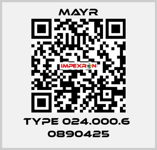 Type 024.000.6  0890425 Mayr