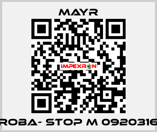 ROBA- stop M 0920316 Mayr