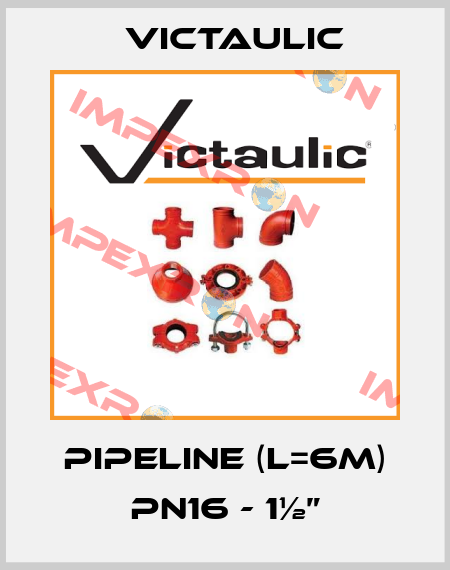 pipeline (L=6m) PN16 - 1½” Victaulic