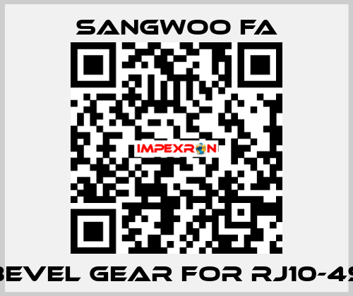 Bevel Gear for RJ10-4S Sangwoo FA