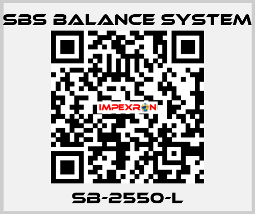 SB-2550-L SBS BALANCE SYSTEM