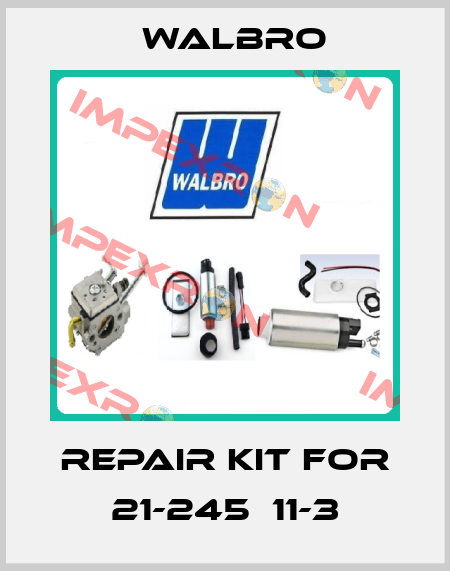 Repair kit for 21-245  11-3 Walbro
