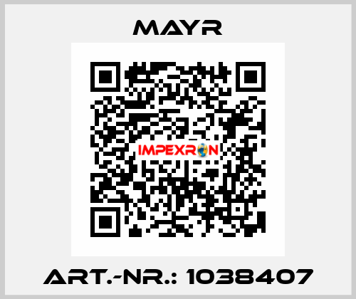 Art.-Nr.: 1038407 Mayr