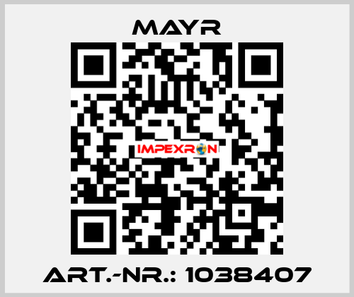 Art.-Nr.: 1038407 Mayr