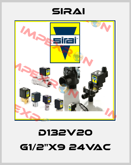 D132V20 G1/2"X9 24VAC Sirai