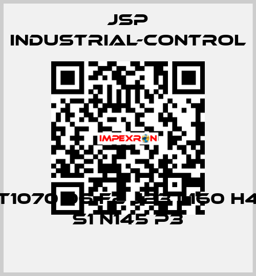 T1070 06 F2 J23 L160 H4 S1 N145 P3 JSP Industrial-Control