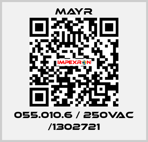 055.010.6 / 250VAC /1302721 Mayr