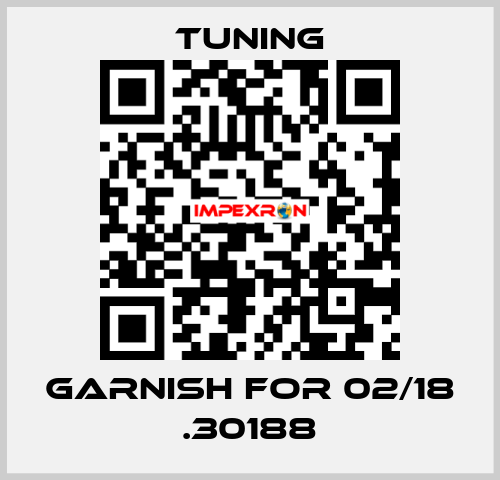 Garnish for 02/18 .30188 Tuning