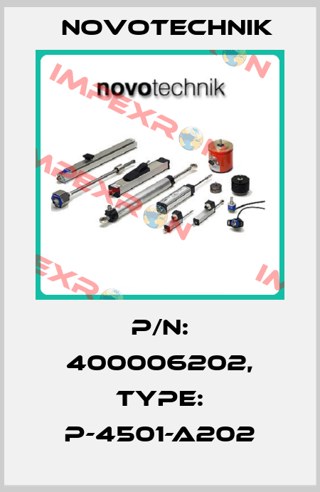 P/N: 400006202, Type: P-4501-A202 Novotechnik