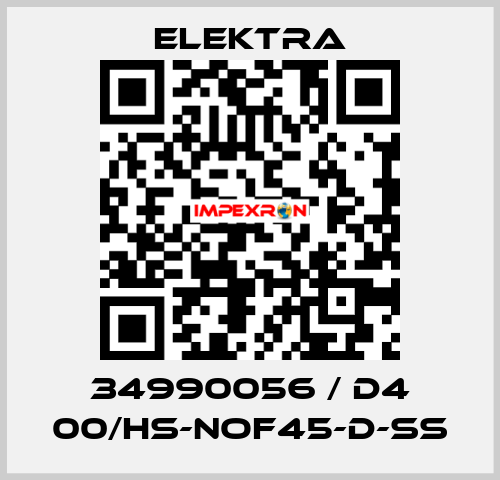 34990056 / D4 00/HS-NOF45-D-SS ELEKTRA